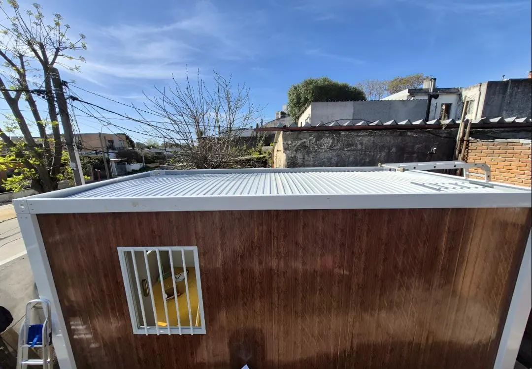 Techo y ventana del módulo