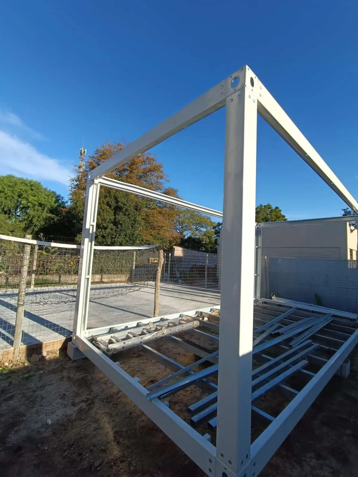 Estructura de acero del módulo