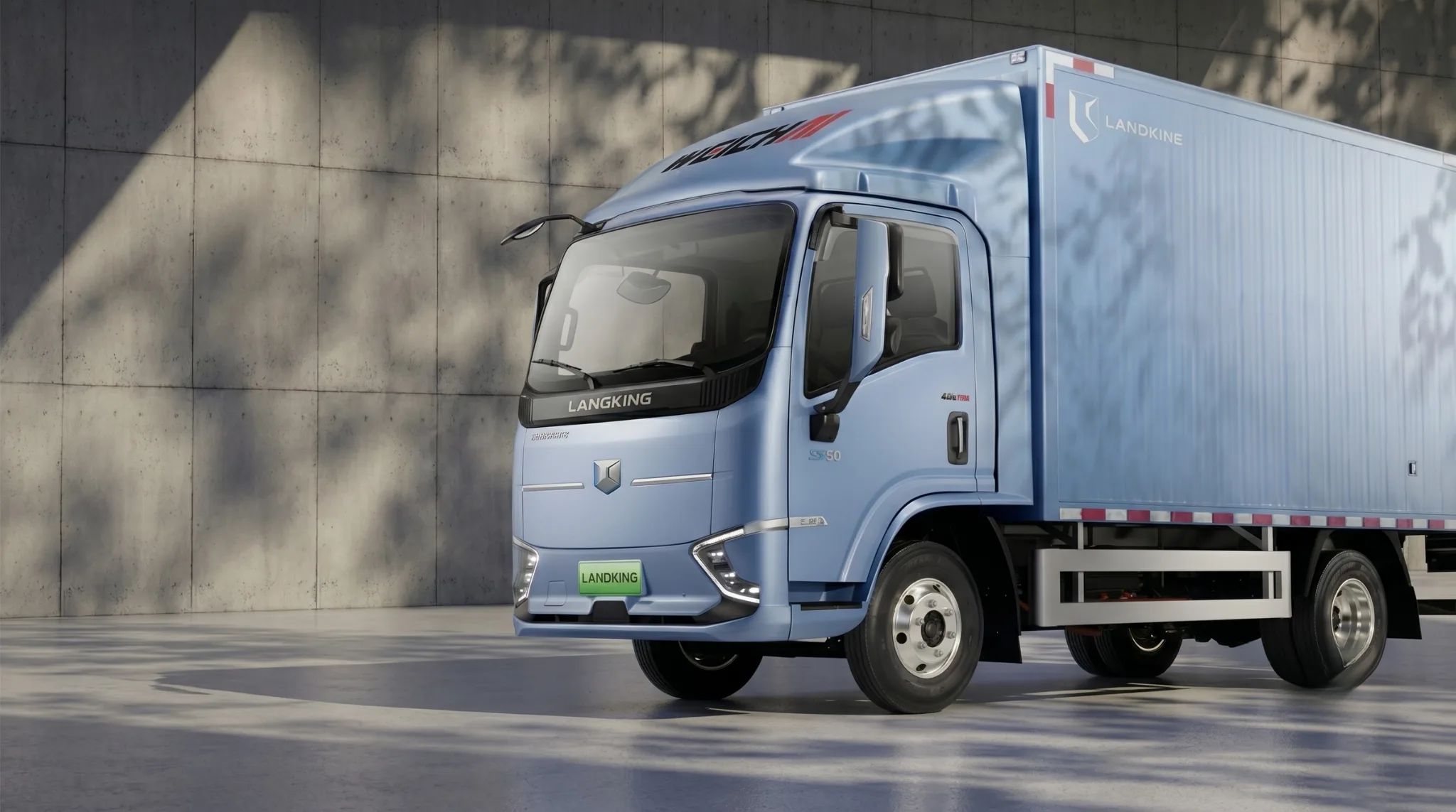 Landking LE7 — Camión eléctrico grande en Uruguay