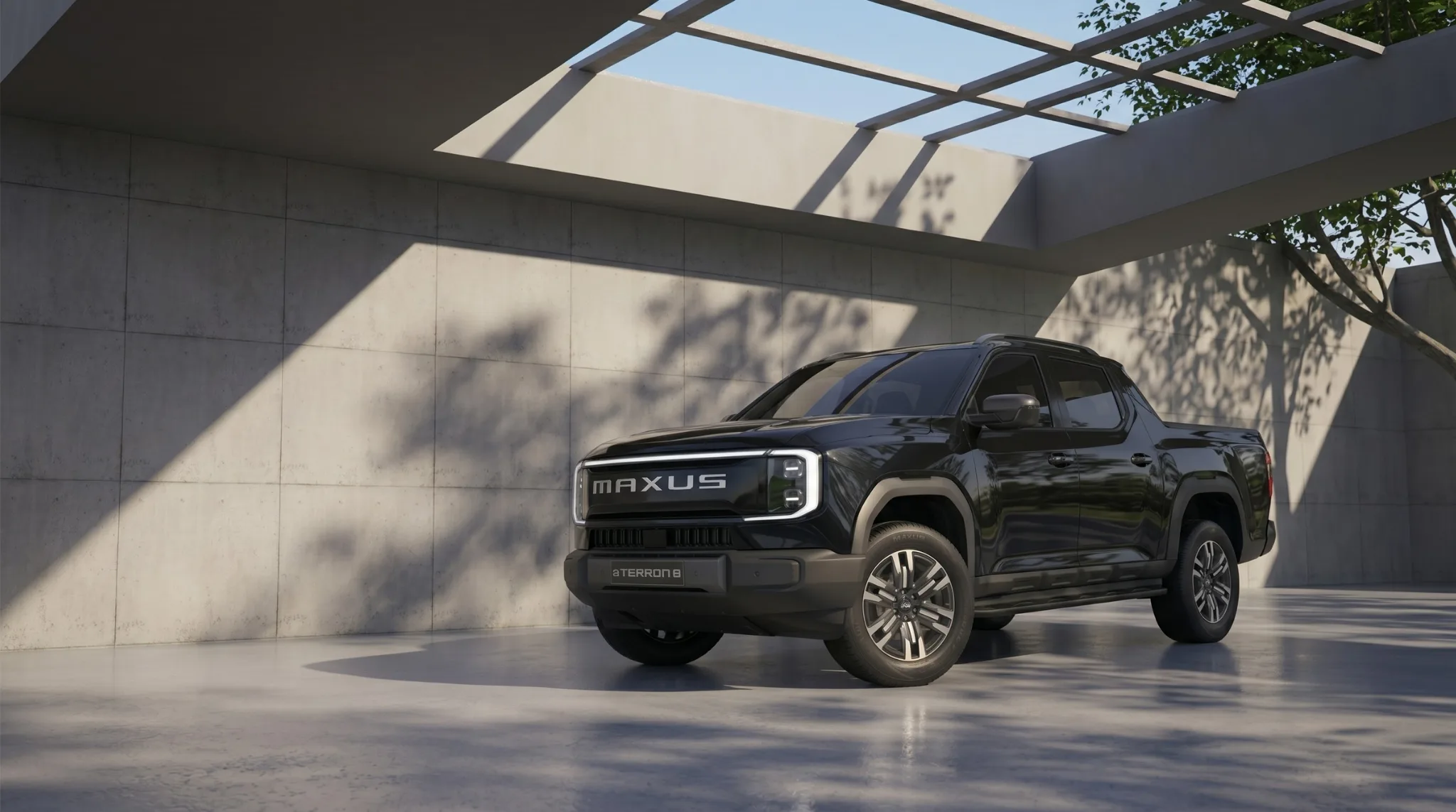 Maxus eTerron 9 — Pick-up eléctrica 4x4 en Uruguay